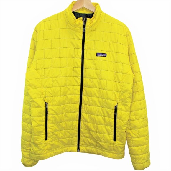 patagonia yellow puffer jacket
